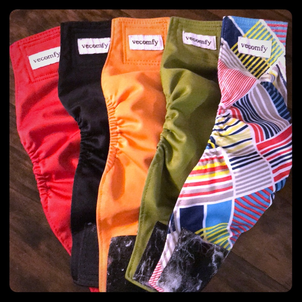 Set of 5 Vecomfy Belly Bands